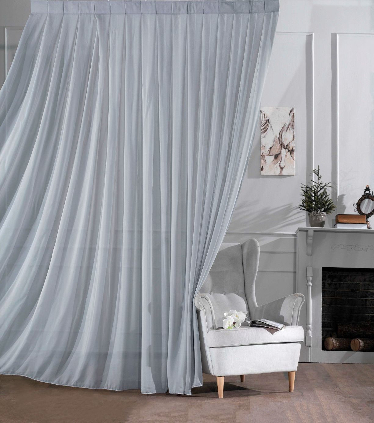 SEDORA GRAU Gardinella sedora grau